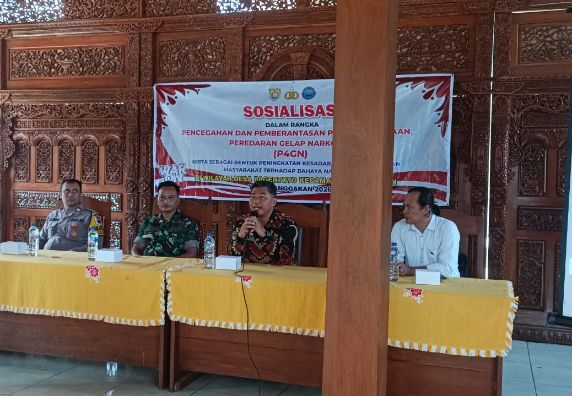 Sosialisasi P4GN guna Mencegah Penyalahgunaan Narkotika di Desa Pagertoyo