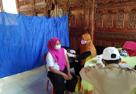 Antusiasme Warga Pagertoyo Mengikuti Vaksinasi Booster di Bulan Ramadan ini Cukup Baik